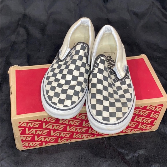 Vans slip-on checkerboard skate shoes - Picture 4 of 5